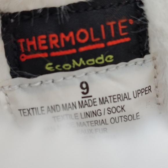 Cat & Jack Orange and Gray Kids Boots Size 9 - Picture 6 of 7